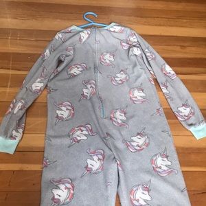 Grey unicorn onzie footless Comfy onzie